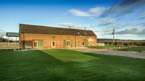 The exterior of Threshing and Smethcote Barns, Shropshire